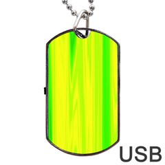 Shading Pattern Symphony Dog Tag Usb Flash (two Sides) by Sapixe