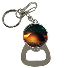 Saturn Rings Fantasy Art Digital Button Necklaces