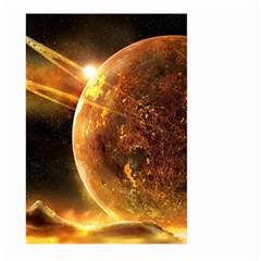 Sci Fi Planet Large Garden Flag (two Sides) by Sapixe