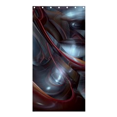 Shells Around Tubes Abstract Shower Curtain 36  X 72  (stall)  by Sapixe