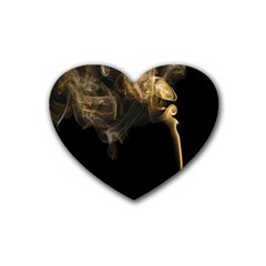 Smoke Fume Smolder Cigarette Air Heart Coaster (4 Pack) 