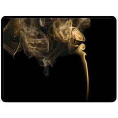 Smoke Fume Smolder Cigarette Air Fleece Blanket (large) 