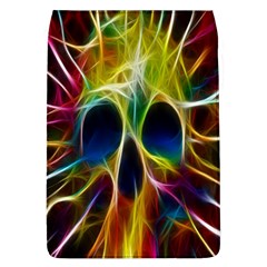 Skulls Multicolor Fractalius Colors Colorful Flap Covers (l)  by Sapixe