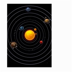 Solar System Large Garden Flag (two Sides)