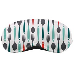 Spoon Fork Knife Pattern Sleeping Masks by Sapixe