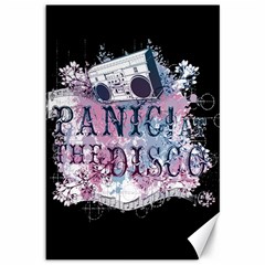 Panic At The Disco Art Canvas 12  x 18  