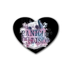 Panic At The Disco Art Rubber Coaster (Heart) 