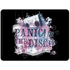 Panic At The Disco Art Double Sided Fleece Blanket (Large) 