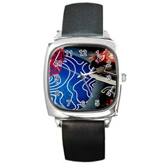 Panic! At The Disco Released Death Of A Bachelor Square Metal Watch