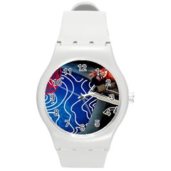 Panic! At The Disco Released Death Of A Bachelor Round Plastic Sport Watch (M)