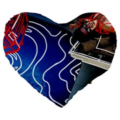 Panic! At The Disco Released Death Of A Bachelor Large 19  Premium Flano Heart Shape Cushions