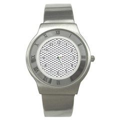 Abstract Pattern Stainless Steel Watch by jumpercat