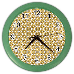 Abstract Shapes 2 Color Wall Clocks by jumpercat