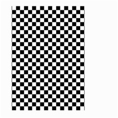 Checker Black And White Large Garden Flag (two Sides) by jumpercat