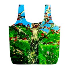 Coral Tree 2 Full Print Recycle Bags (l)  by bestdesignintheworld