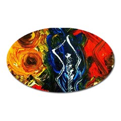 1 Butterfly 1 Oval Magnet