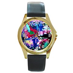 Combat Trans 6 Round Gold Metal Watch by bestdesignintheworld