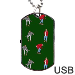 Drake Ugly Holiday Christmas Dog Tag USB Flash (One Side)