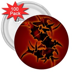 Sepultura Heavy Metal Hard Rock Bands 3  Buttons (100 pack) 