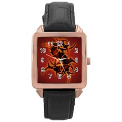 Sepultura Heavy Metal Hard Rock Bands Rose Gold Leather Watch 