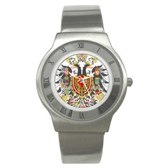 Imperial Coat Of Arms Of Austria-hungary  Stainless Steel Watch by abbeyz71