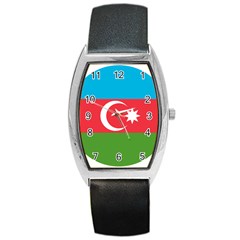 Roundel Of Azerbaijan Air Force Barrel Style Metal Watch by abbeyz71