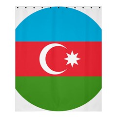 Roundel Of Azerbaijan Air Force Shower Curtain 60  X 72  (medium)  by abbeyz71
