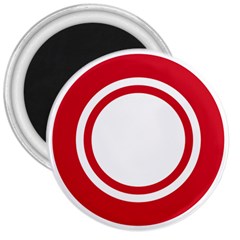 Roundel Of Bahrain Air Force 3  Magnets