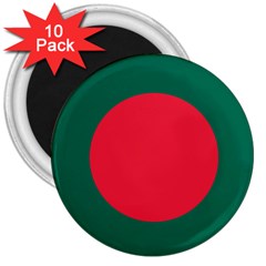 Roundel Of Bangladesh Air Force 3  Magnets (10 Pack)  by abbeyz71