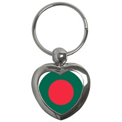 Roundel Of Bangladesh Air Force Key Chains (heart)  by abbeyz71