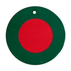 Roundel Of Bangladesh Air Force Round Ornament (two Sides) by abbeyz71
