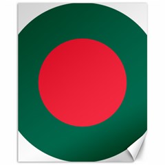 Roundel Of Bangladesh Air Force Canvas 11  X 14   by abbeyz71