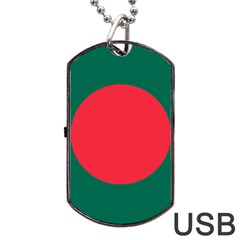Roundel Of Bangladesh Air Force Dog Tag Usb Flash (one Side) by abbeyz71