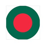 Roundel of Bangladesh Air Force Small Satin Scarf (Square) Front