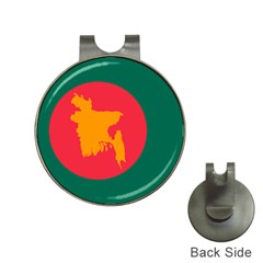 Flag Of Bangladesh, 1971 Hat Clips With Golf Markers