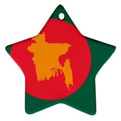 Flag Of Bangladesh, 1971 Star Ornament (two Sides) by abbeyz71