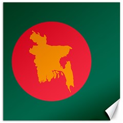 Flag Of Bangladesh, 1971 Canvas 12  X 12   by abbeyz71