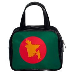 Flag Of Bangladesh, 1971 Classic Handbags (2 Sides) by abbeyz71