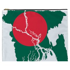 Flag Map Of Bangladesh Cosmetic Bag (xxxl)  by abbeyz71