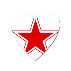 Roundel Of Belarusian Air Force Heart Magnet by abbeyz71