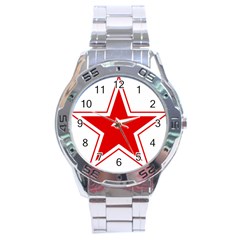 Roundel Of Belarusian Air Force Stainless Steel Analogue Watch by abbeyz71