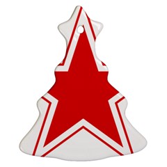 Roundel Of Belarusian Air Force Christmas Tree Ornament (two Sides) by abbeyz71