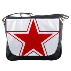 Roundel Of Belarusian Air Force Messenger Bags by abbeyz71