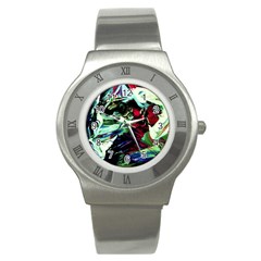 Cabin In The Mountain 4 Stainless Steel Watch by bestdesignintheworld