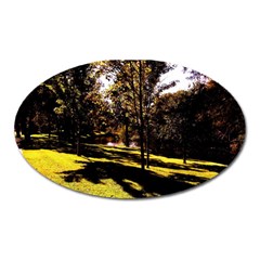 Highland Park 17 Oval Magnet by bestdesignintheworld