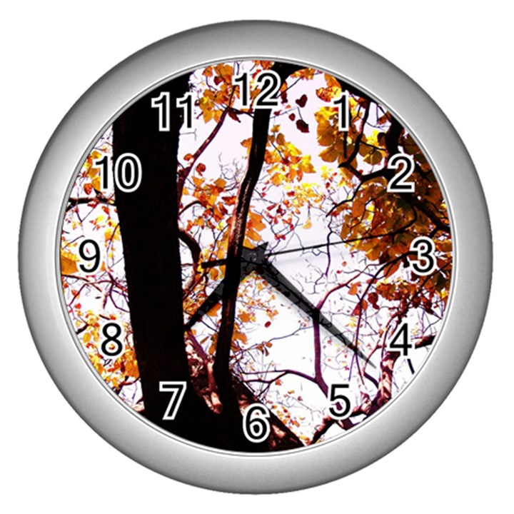 Highland Park 8 Wall Clocks (Silver) 