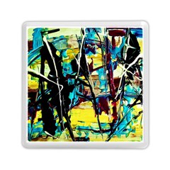 Dance Of Oil Towers 3 Memory Card Reader (square)  by bestdesignintheworld
