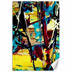 Dance Of Oil Towers 4 Canvas 20  X 30   by bestdesignintheworld