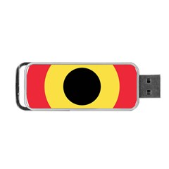 Roundel Of Belgian Air Force Portable Usb Flash (one Side) by abbeyz71