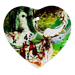 Doves Matchmaking 12 Ornament (heart) by bestdesignintheworld